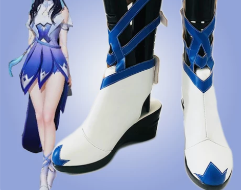 王者荣耀 幻纱之灵 西施COS鞋COSPL...