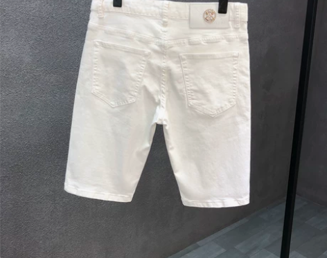 牛仔短裤 五分裤牛仔短裤巨帅气青年男夏季薄...