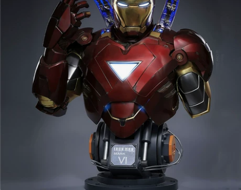 超模动漫正版morstorm钢铁侠mark...