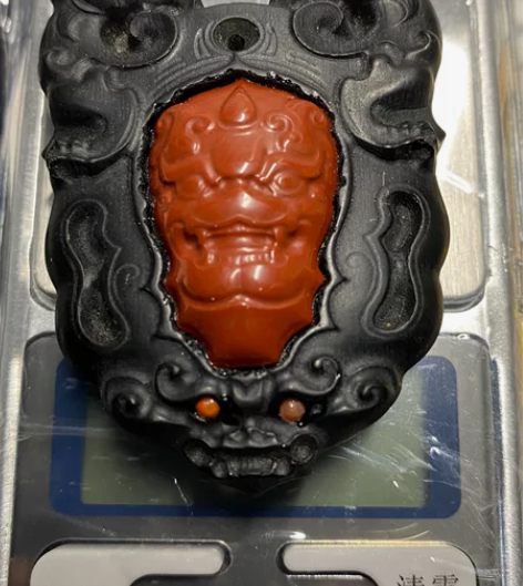 古龙镶嵌兽面牌子一块，喜欢的下单吧，标价为...