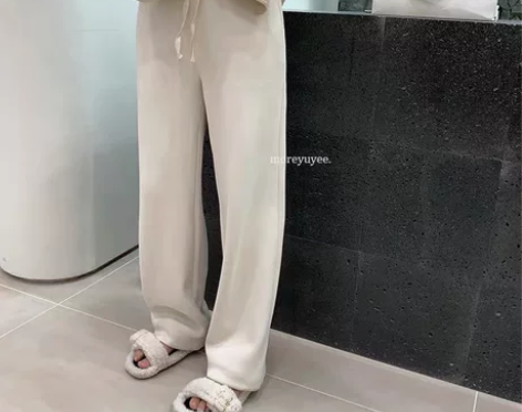 YUYEE_YUYEE_阔腿裤女秋冬季加绒...