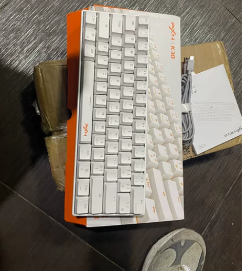 全新莱仕达无线游戏键盘 机械键盘  手机电...