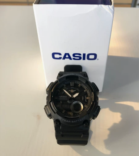 卡西欧AQE-110W，小黑武士，上手一次...