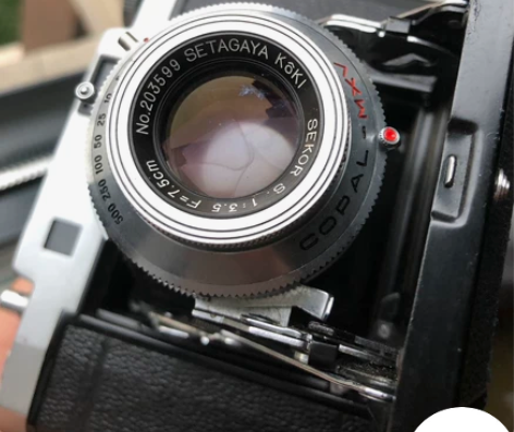 玛米亚6相机，Mamiya 6皮腔折叠相机...