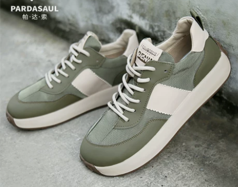 帕达索鞋子男2022年新款阿甘鞋时尚潮流小...