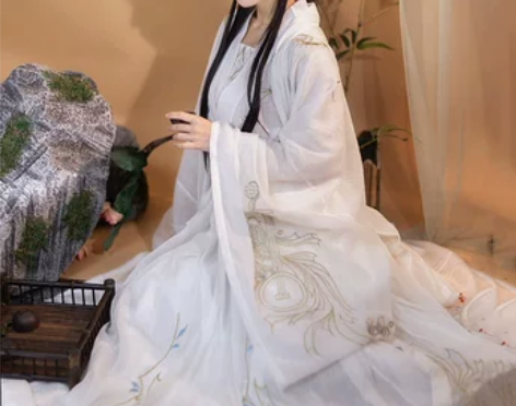 桔屿原创琵琶行汉服女中国风对襟齐腰襦裙重工...