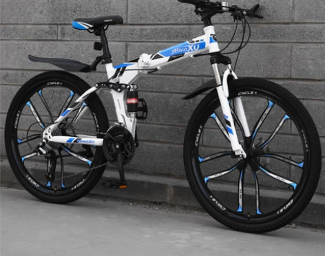 折叠山地自行车成人男式26寸越野变速单车女...