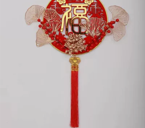 【欢喜年】高端福字亚克力立体插花挂件 中国...