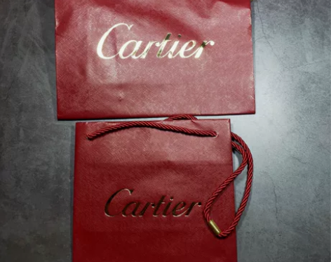 Cartier卡地亚购物纸袋 买手表送的购...