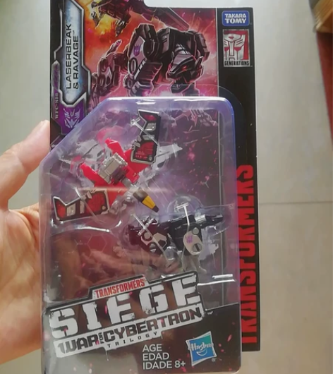 孩之宝变形金刚围城微型战士磁带机器狗激光鸟...