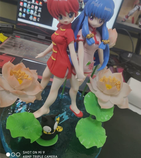 乱马，珊璞乱马粘土手办~乱珊党板载！乱马，...