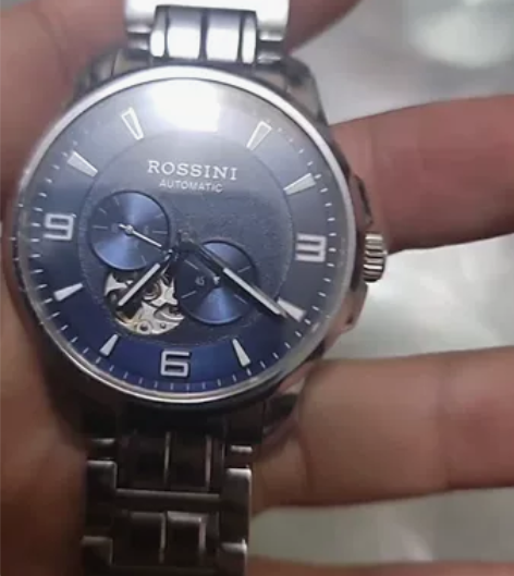 罗西尼（ROSSINI)手表男启迪系列镂空...