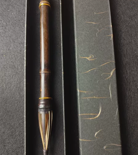 紫竹带帽狼毫毛笔，书法中楷狼毫毛笔，纯度%...