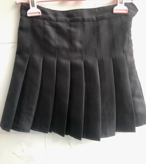 百褶裙,12元一条,,黑色的S码,灰色的大...