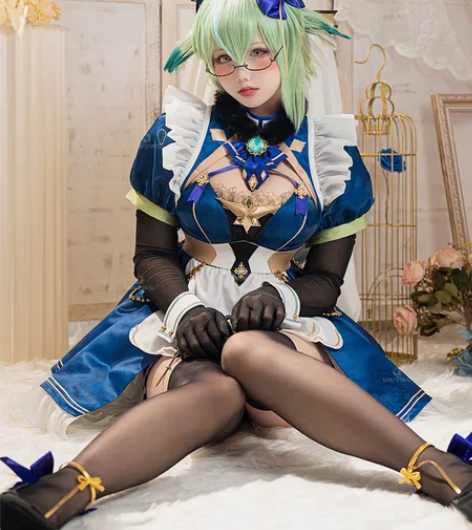预出Uwowo悠窝窝原神砂糖同人女仆l码 ...