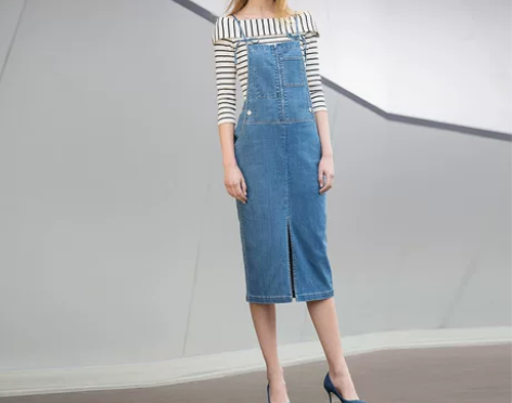 用券满减VeroModa两穿腰底摆开叉可拆...