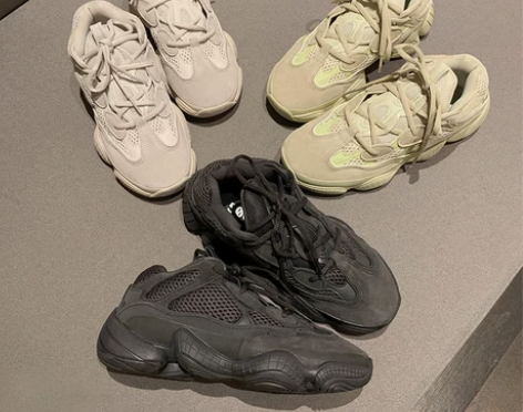 off yeezy/华夫椰子鞋500厚底内...