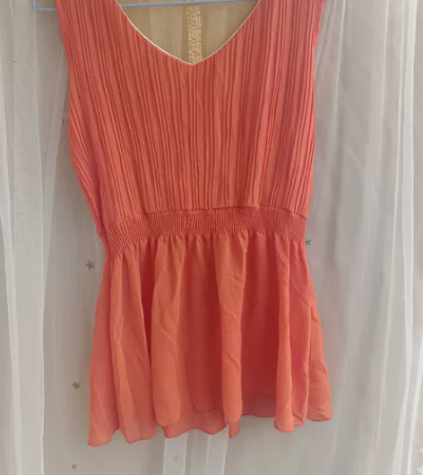 女士夏季雪纺背心长款收腰镂空蕾丝，适合90...