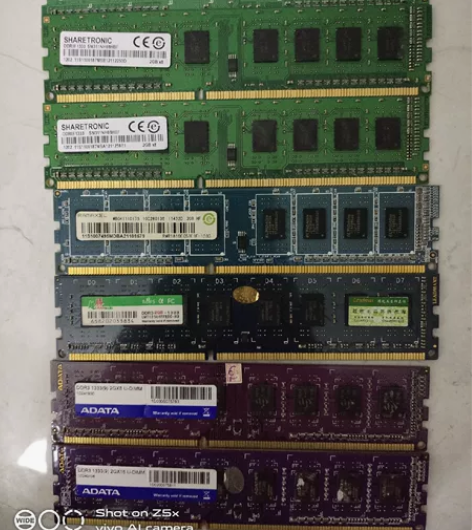 个人拆机闲置ddr3单条2G内存，正常使用...