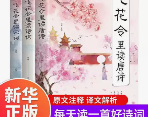全3册飞花令里读诗词唐诗宋词大全赏析国学经...
