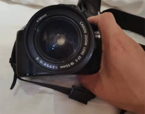 佳能单反相机600D+佳能镜头18-55二...