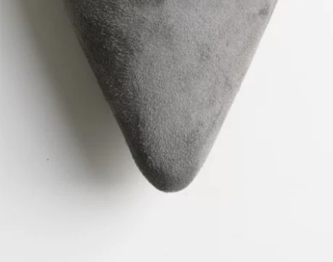 青衣自制尖头浅口高跟鞋羊皮翻皮真皮单鞋女皮...