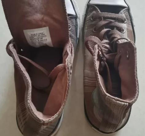 匡威高腰帆布鞋 正品,无破损 38码