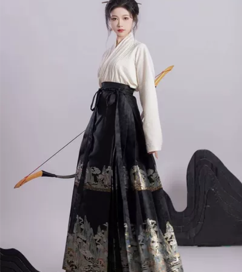 【暂挂，一套】五五年原创明制汉服[千里江山...