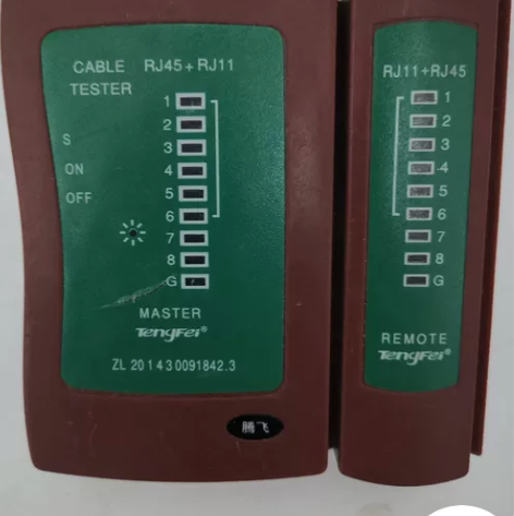 出网线测线仪一套，买来没怎么用过，几乎全新...