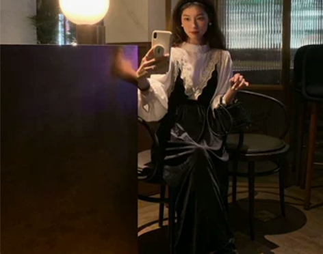 法式裙 连衣裙法式SourceWithYo...