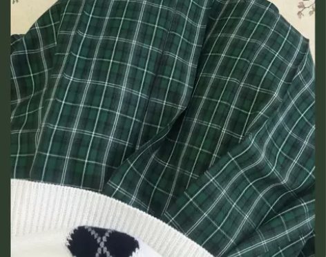 【预/定】#怡宝# 墨绿格百褶裙  5月1...