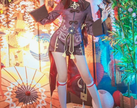 ?火花动漫原神cos服胡桃cos，XL码，...