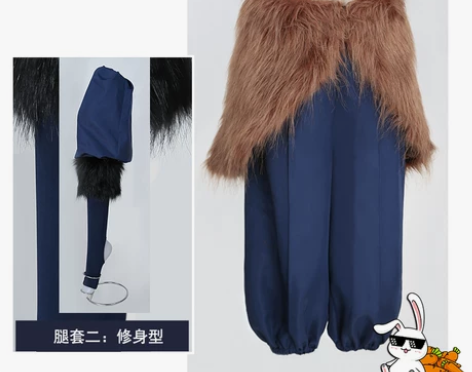 多肉君 鬼灭之刃COS服嘴平伊之助cosp...