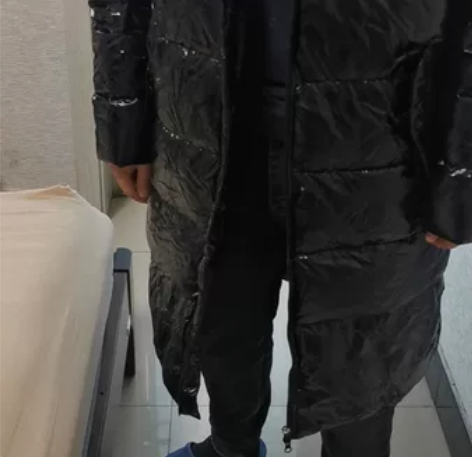 全新超级跑男士长款羽绒服，新的，吊牌都在上...