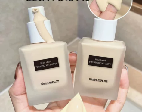 一抺磨皮奶油肌粉底液遮瑕干皮混油皮保湿控油...