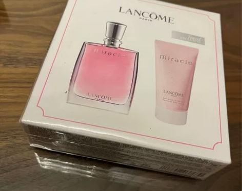 兰蔻 lancome 奇迹香水+身体乳套装...