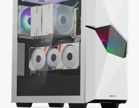 九州风神（DEEPCOOL）炫瞳电脑机箱白...