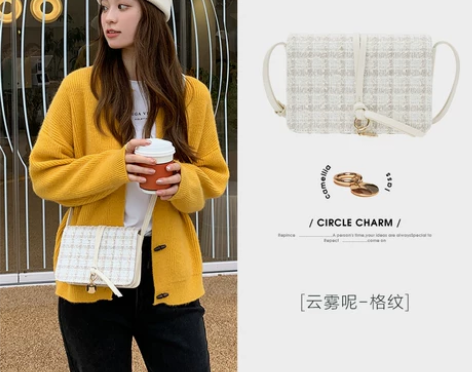 森马包包女2021秋冬百搭通勤小包包挎包小...