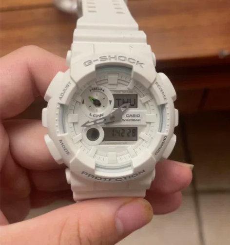 casio g-shock 白武士 g-l...