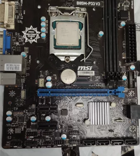微星B85M-P33V3故障主板 坏主板无...
