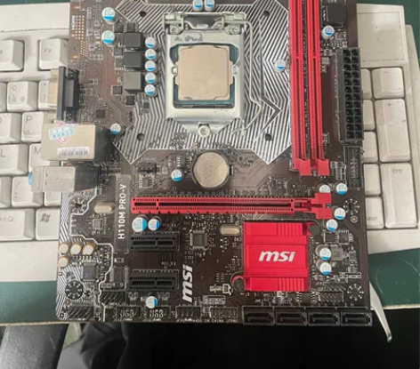 微星H110M PRO-V主板 成色如图无...