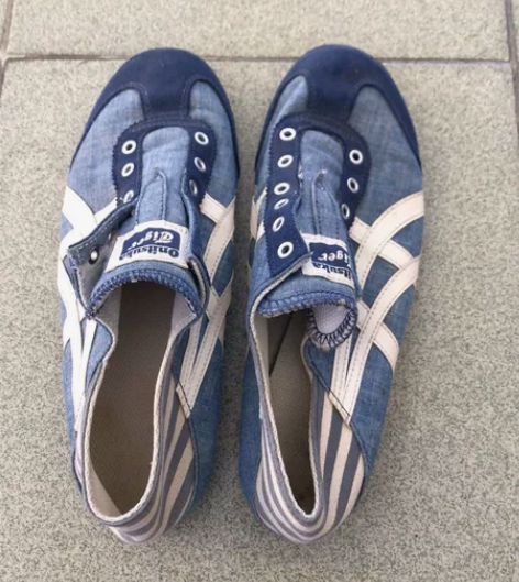 闲置鬼塚虎女休闲帆布鞋一双，有需要的直接拍...