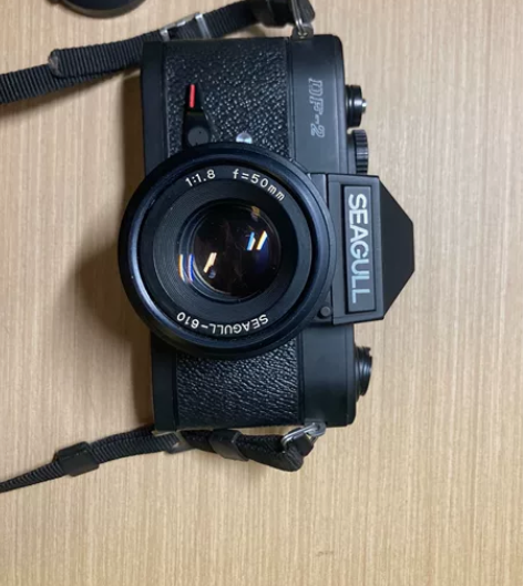 海鸥df2胶卷相机，成色如图功能正常，镜头...