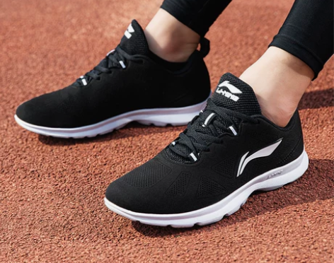 李宁男鞋运动鞋秋冬季新款黑色跑鞋冬季皮面鞋...