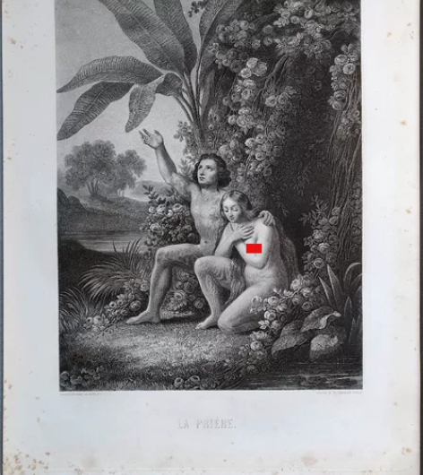 1863年 弥尔顿“失乐园”系列钢版画《L...