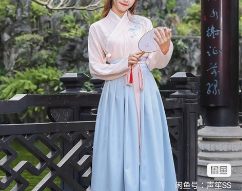 汉服女改良学生汉元素襦裙古风日常装中国风秋...