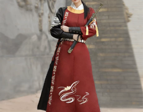 蝉佩【沧澜赋】汉服女侠客明制圆领袍原创正品...