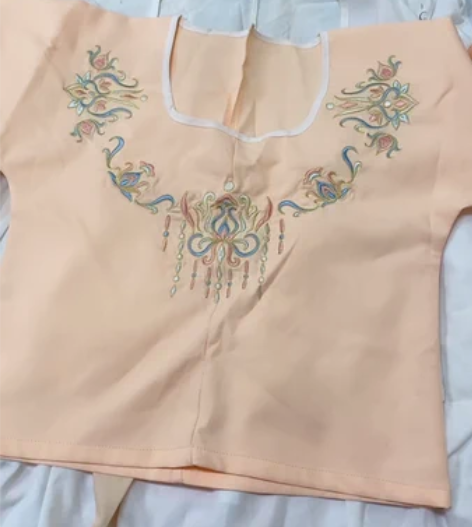 珍缕汉服女正品原创千禧寻坦领三件套一片式齐...