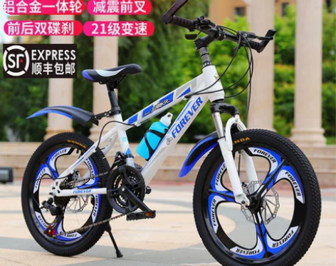 永久儿童自行车山地车小学生男孩女孩变速单车...