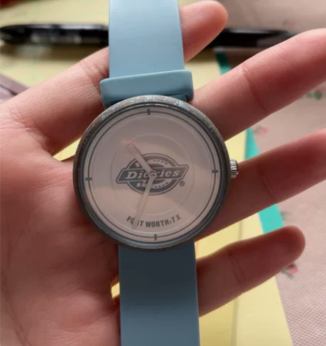 Dickies手表蓝色男士女士手表运动休闲...